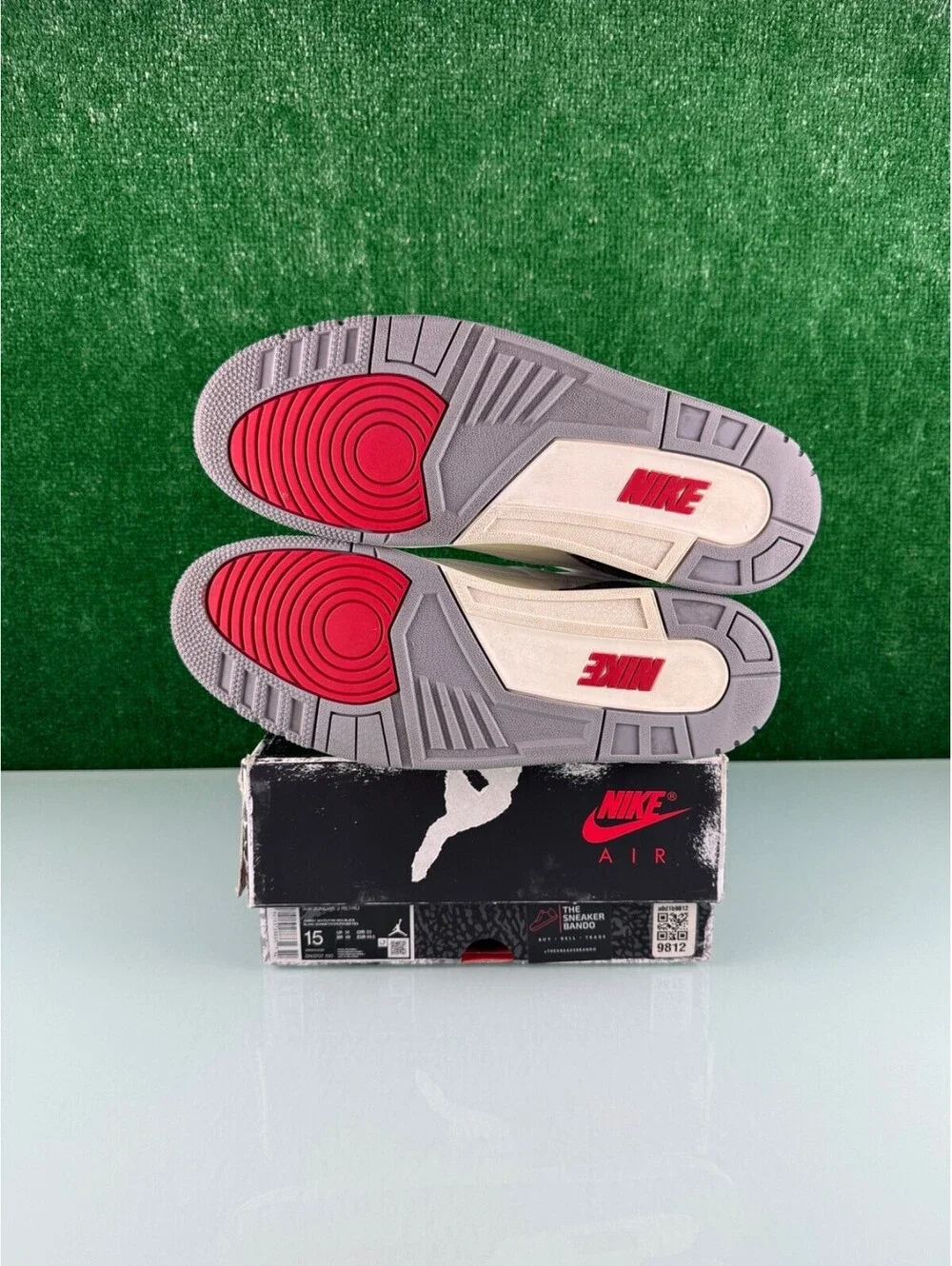 Size 15 - Jordan 3 Retro Mid White Cement Reimagined